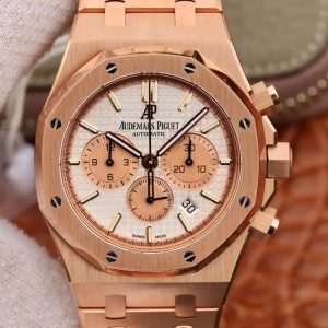 Audemars Piguet Royal Oak Chronograph 26315OR.OO.1256OR.01 OM Factory White Dial Replica Watch