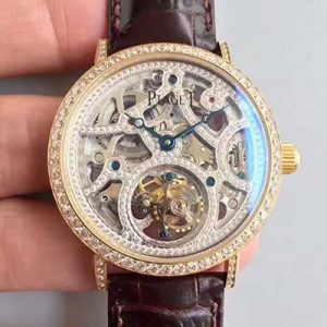 Piaget High-grade Jewelry Tourbillon Hollow Dial Replica Watch - UK Replica