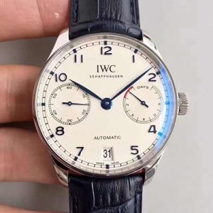 IWC Portugieser IW500705 ZF Factory V4 White Dial and Blue Markers Replica Watch - UK Replica