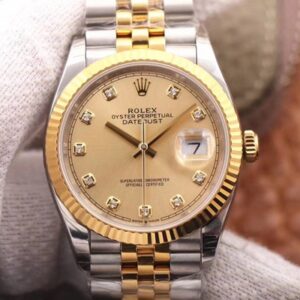 Rolex Datejust M126233-0017 EW Factory Champagne Dial Replica Watch