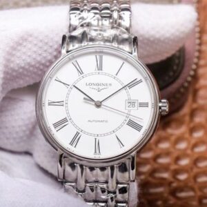 RM Factory Longines Presence L4.921.4.11.6 Stainless Steel White Dial Replica Watch