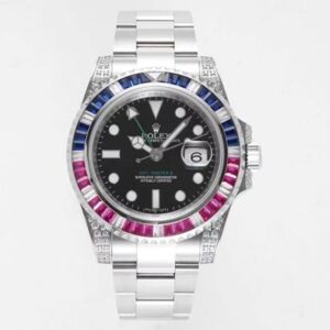 Rolex GMT Master II 116759 SAru-78209 ROF Factory Black Dial Replica Watch