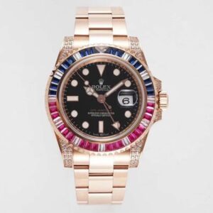 Rolex GMT Master II 116759 SAru ROF Factory Rose Gold Replica Watch