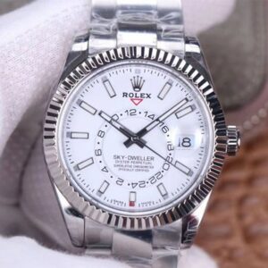 Rolex Sky Dweller M326934-0001 Noob Factory White Dial Replica Watch