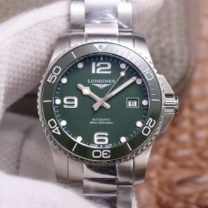 Longines Hydroconquest L3.781.4.06.6 ZF Factory Green Dial Replica Watch