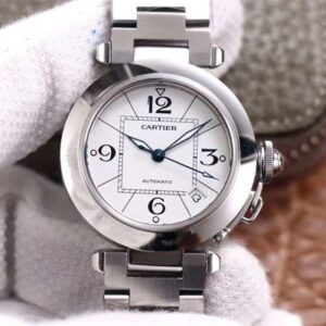 Cartier Pasha W31074M7 V9 Factory White Dial Replica Watch
