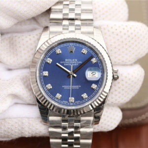 Rolex Datejust M126334-0016 EW Factory Blue Dial Replica Watch