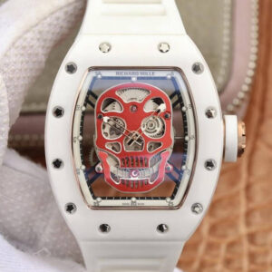 Richard Mille RM52-01 KV Factory Red Skull Dial Replica Watch
