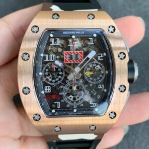 Richard Mille RM11 KV Factory Rose Gold Camouflage Strap Replica Watch