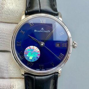 Blancpain Villeret 6551-1127-55B ZF Factory Blue Dial Replica Watch