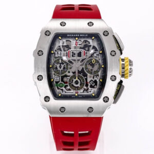 Richard Mille RM11-03RG KV Factory Titanium Red Strap Replica Watch