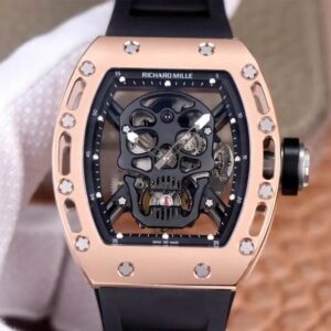 Richard Mille RM52-01 Tourbillon JB Factory Ceramic Skull Dial Replica Watch