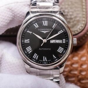 Longines Master Collection L2.755.4.51.6 KY factory Black Dial Replica Watch