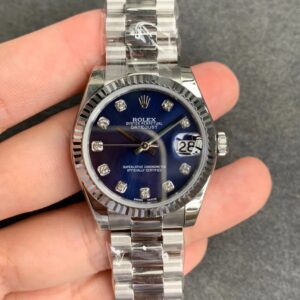 Rolex Datejust 31MM GS Factory Blue Dial Replica Watch