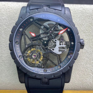 Roger Dubuis Excalibur DBEX0577 BBR Factory Tourbillon Carbon Fiber Case Replica Watch