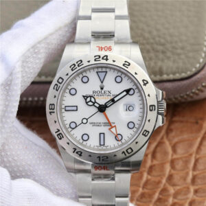 Rolex Explorer M216570-0001 GM Factory V4 Stainless Steel White Dial Replica Watch