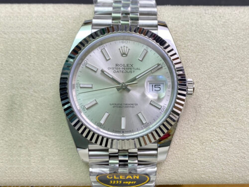 Rolex Datejust M126334-0004 Clean Factory Silver Dial Replica Watch