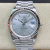 Rolex Day Date 40MM EW Factory Stainless Steel Replica Watch