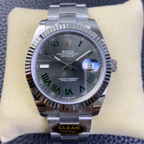 Rolex Datejust M126334-0021 Clean Factory Grey Dial Replica Watch