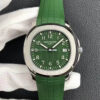 Patek Philippe Aquanaut 5168G 3K Factory Green Strap Replica Watch