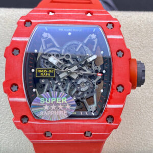 Richard Mille RM035-02 RM Factory Red Carbon Fiber Case Replica Watch