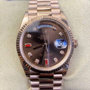Rolex Day Date 118235 EW Factory Rose Gold Replica Watch
