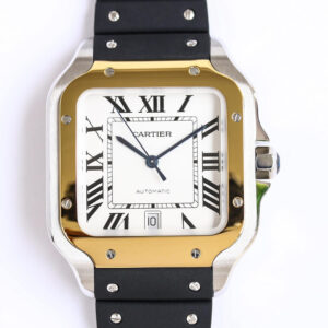 Cartier Santos W2SA0009 GF Factory V2 White Dial Replica Watch