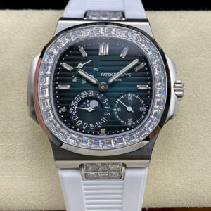 Patek Philippe Nautilus 5712GR GR Factory Diamond Bezel Replica Watch