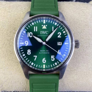 IWC Pilot IW328205 M+ Factory Green Dial Replica Watch