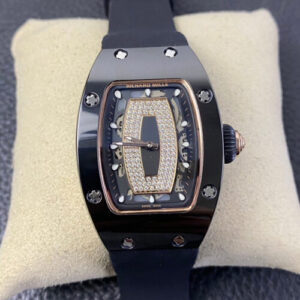 Richard Mille RM 07-01 RM Factory Blue Ceramic Black Strap Replica Watch