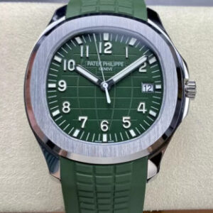 Patek Philippe Aquanaut 5168G-010 3K Factory V2 Upgraded Version Green Strap Replica Watch
