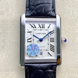 Cartier Tank W5200027 AF Factory Stainless Steel Case Replica Watch