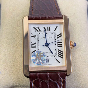 Cartier Tank W5200026 AF Factory White Dial Replica Watch