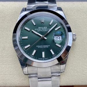 Rolex Datejust M126300-0019 41MM VS Factory Green Dial Replica Watch