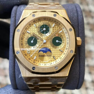 Audemars Piguet Royal Oak 26607BA.OO.1220BA.01 APS Factory Yellow Gold Replica Watch