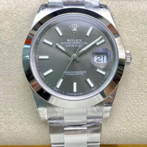 Rolex Datejust M126300-0007 41MM VS Factory Gray Dial Replica Watch