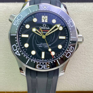 Omega Seamaster Diver 300M 210.22.42.20.01.004 OR Factory Rubber Strap Replica Watch