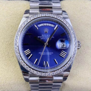 Rolex Day Date 228349RBR-0005 EW Factory Diamond Bezel Replica Watch