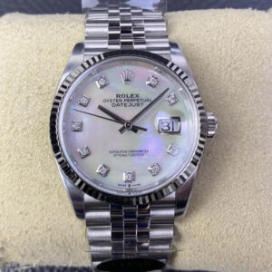 Rolex Datejust M126234-0019 36MM Clean Factory Mother-of-pearl Dial Replica Watch