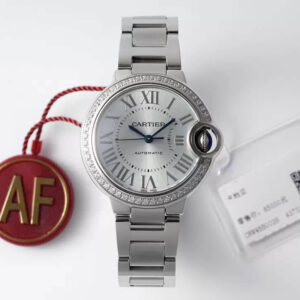 Ballon Bleu De Cartier W4BB0028 33MM AF Factory Diamond Bezel Replica Watch