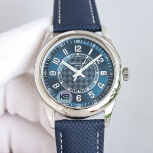 Patek Philippe Calatrava 6007A-001 GS Factory Blue dial Replica Watch