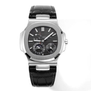 Patek Philippe Nautilus 5712G-001 GR Factory Leather Strap Replica Watch